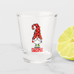 Gnomie Christmas Shot Glass