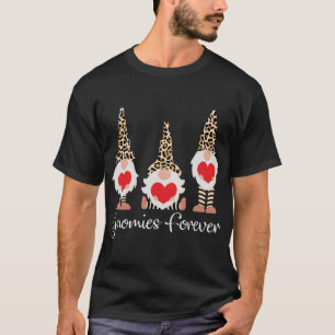 Gnomies Forever Leopard Print Gnomes T-Shirt