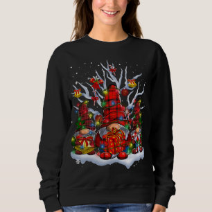Gnomies Santa Gnome Christmas Pajama Sweatshirt