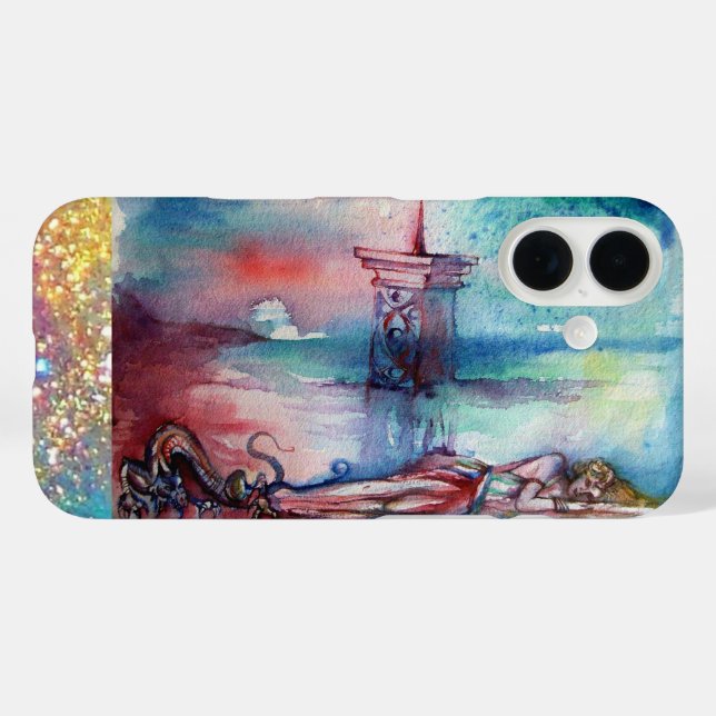 GNOMON AND LADY OF THE LAKE Fantasy Case-Mate iPhone Case (Back (Horizontal))