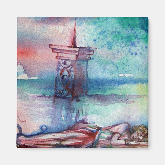 GNOMON AND LADY OF THE LAKE MAGNET (Front)