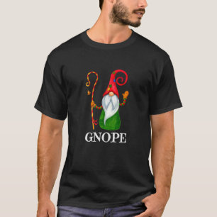 GNOPE Nordic Gnome Dwarf Scandinavian Elf Swedish  T-Shirt