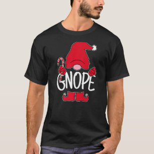Gnope Tomte Garden Gnome Sweden Nope Not Today T-Shirt