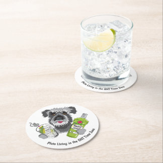 GNT Time Zone Round Paper Coaster