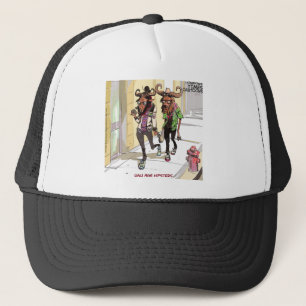 Gnu Age Hipsters Rick London Funny Trucker Hat