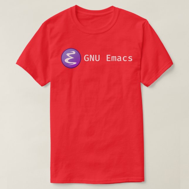 GNU Emacs T-Shirt (Design Front)