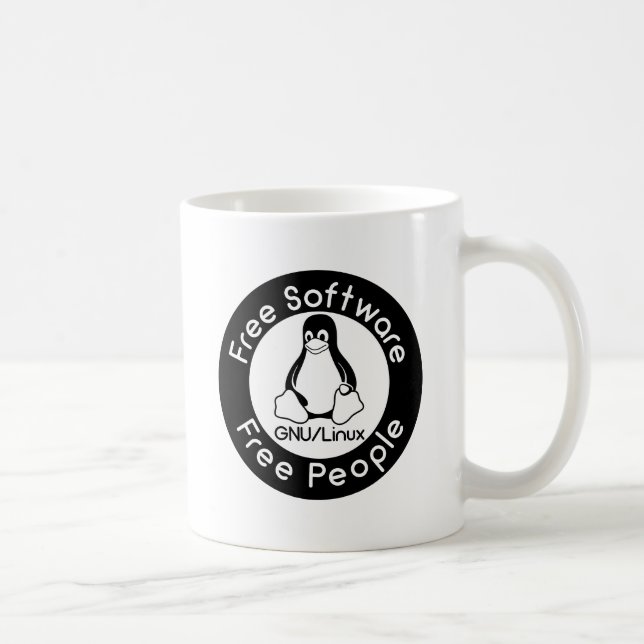GNU/Linux Coffee Mug (Right)