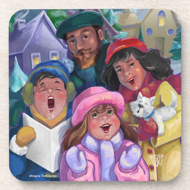 Go a Caroling Coaster (Front)