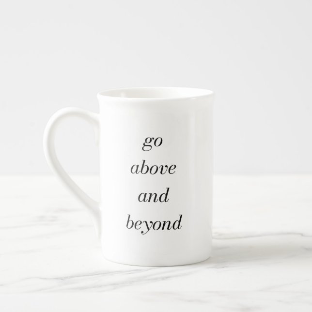 Go Above And Beyond Speciality Mug (Left)