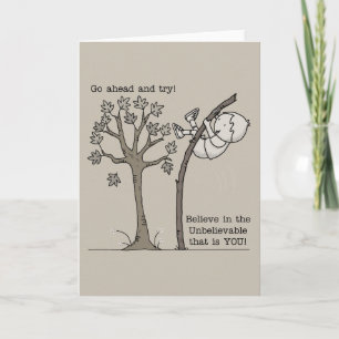 Go Ahead and Try Holiday Card