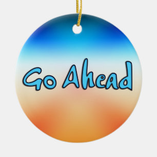 Go Ahead Ceramic Tree Decoration