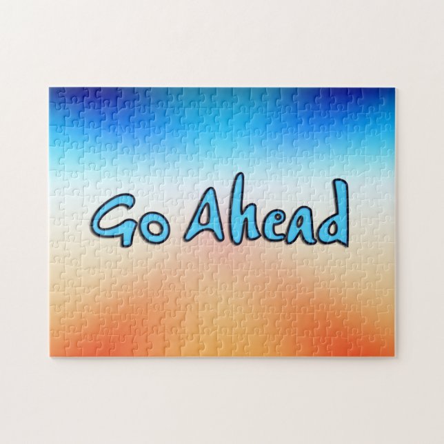 Go Ahead Jigsaw Puzzle (Horizontal)
