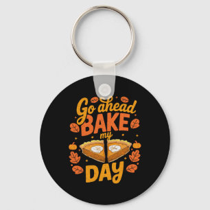 Go Ahead Ke My Day Thanksgiving Day Ke Pumpkin Pie Key Ring