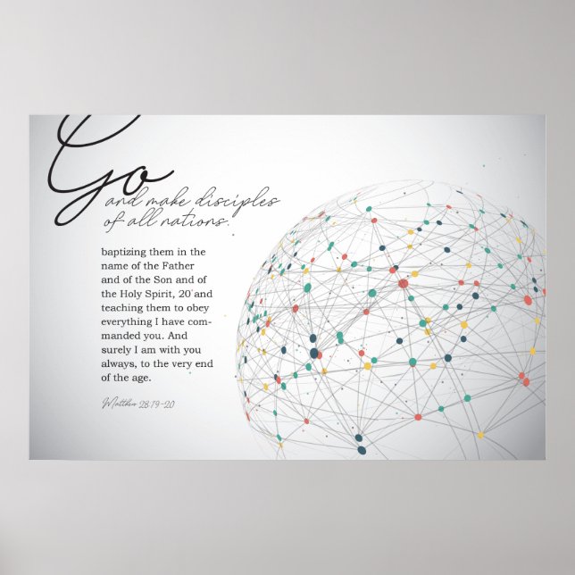 Go and Make Disciples to All Nations Poster (Front)
