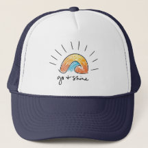 Go and Shine Sunshine Graphic Trucker Hat