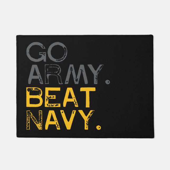 Go Army Beat Navy Doormat (Front)