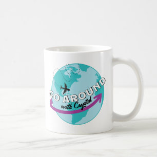 Go Around with Crystal Logo Coffee Mug
