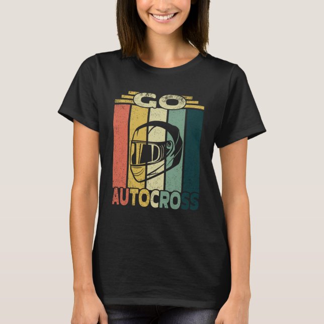 Go Autocross I Cone Racing Autocross T-Shirt (Front)
