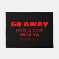 Go Away in Four Languages Antisocial