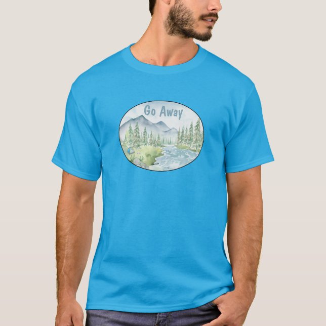 Go Away into Nature T-Shirt (Front)