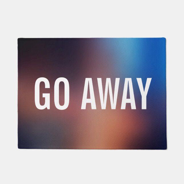 Go Away - Introvert Funny Doormat (Front)