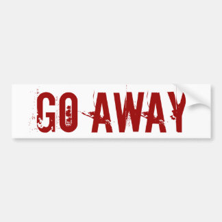 GO AWAY STICKER