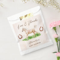 Go baby go running beige horse foal baby shower