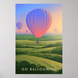Go Ballooning Travel Poster