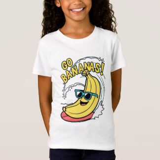 Go Bananas! Surfing Banana Kids' T-Shirt