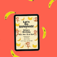 Go Bananas, Yellow Monkey Birthday