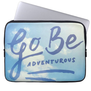 Go Be Adventurous Sky Laptop Sleeve