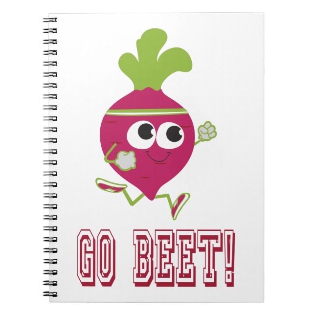Go Beet! Spiral Notebook (Front)