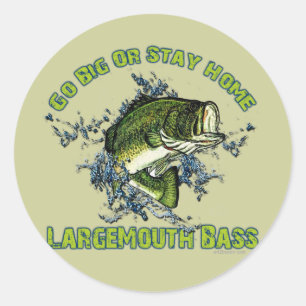 Go Big or Stay Home Classic Round Sticker