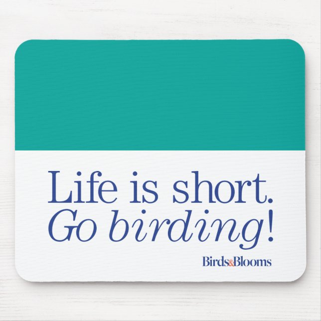 Go Birding! Mouse Pad (Front)