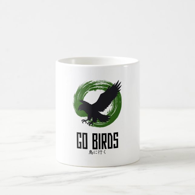 Go Birds Japanese Style Coffee Mug (Center)