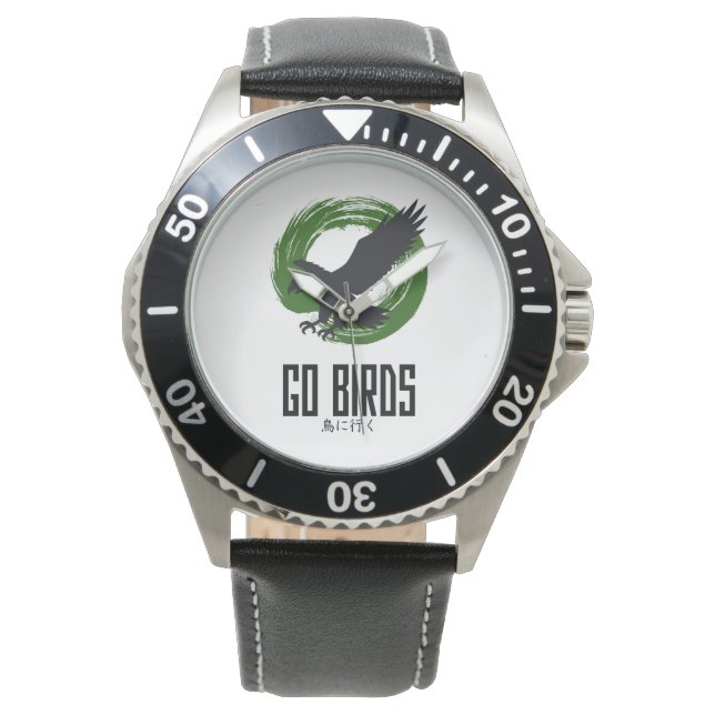 Go Birds Japanese Style Watch (Front)