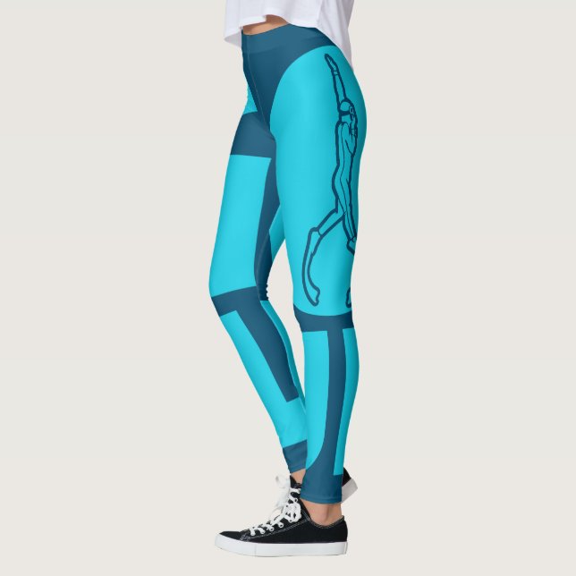 Go blue   leggings (Left)