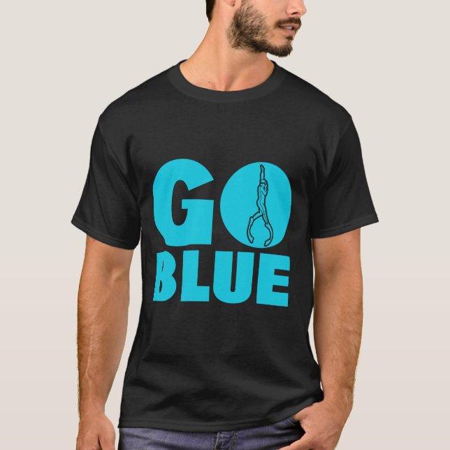 Go blue   T-Shirt (Front)