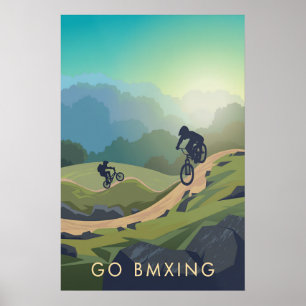 Go BMXing Travel Poster