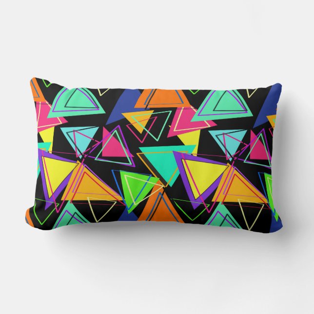 Go Bold, Bohemian, Avant-Garde Lumbar Cushion (Front)