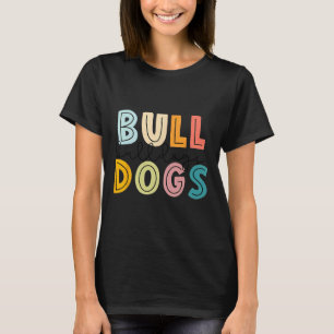 Go Bulldog Football School Spirit Team Mascot Game T-Shirt