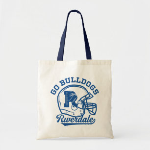 Go Bulldogs Football Helmet Icon Tote Bag