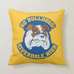 Go Bulldogs - Riverdale High Cushion