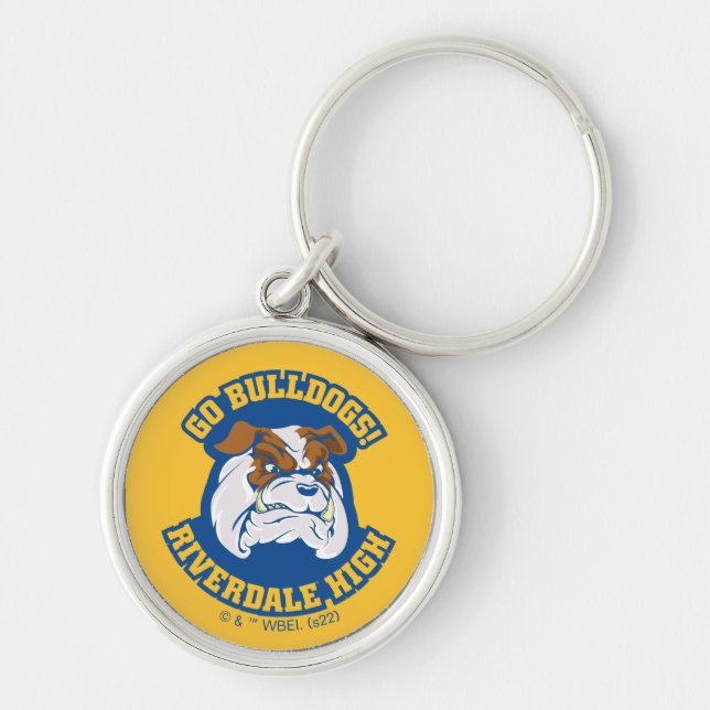 Go Bulldogs - Riverdale High Key Ring (Front)