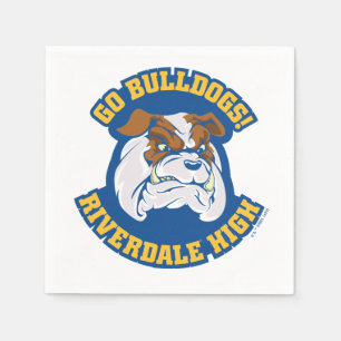 Go Bulldogs - Riverdale High Napkin