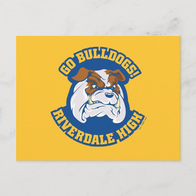 Go Bulldogs - Riverdale High Postcard (Front)