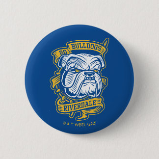 Go Bulldogs - Riverdale Mascot Banner 6 Cm Round Badge