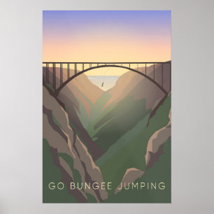 Go Bungee Jumping Travel Poster