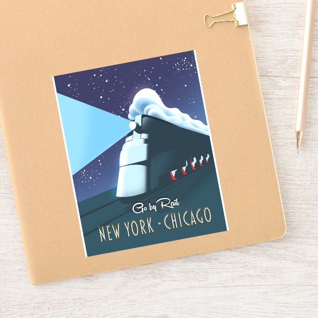 "Go by rail" New York - Chicago (Notebook)
