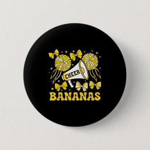 Go Cheer Bananas School Srts Fan Team Srit Name 6 Cm Round Badge